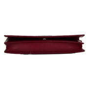 Gucci Microguccissma 'GG' Burgundy Red Womens Wallet Crossbody Handbag available at Queen Bee of Beverly Hills