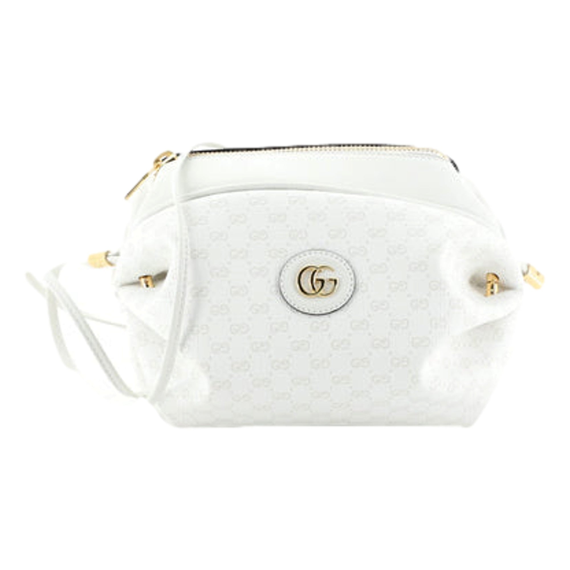 Gucci Mini GG Candy White Crossbody Bag available at Queen Bee of Beverly Hills