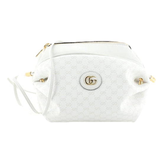 Gucci Mini GG Candy White Crossbody Bag available at Queen Bee of Beverly Hills