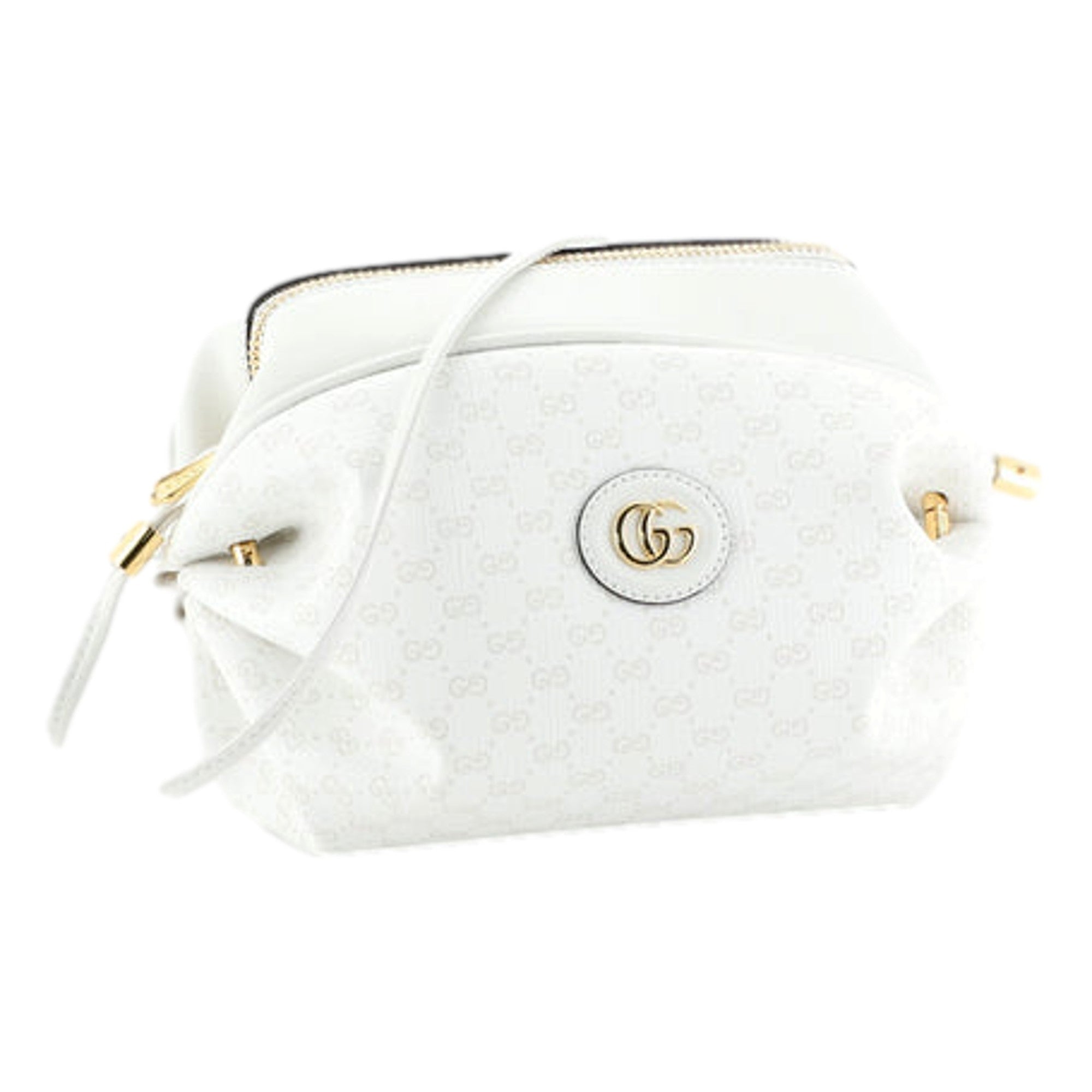 Gucci Mini GG Candy White Crossbody Bag available at Queen Bee of Beverly Hills