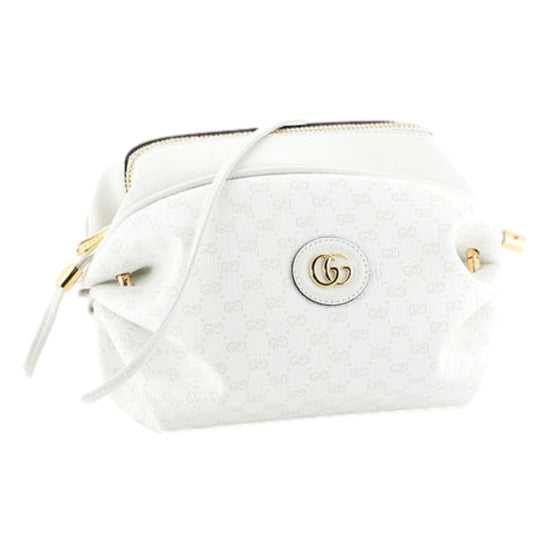 Gucci Mini GG Candy White Crossbody Bag available at Queen Bee of Beverly Hills