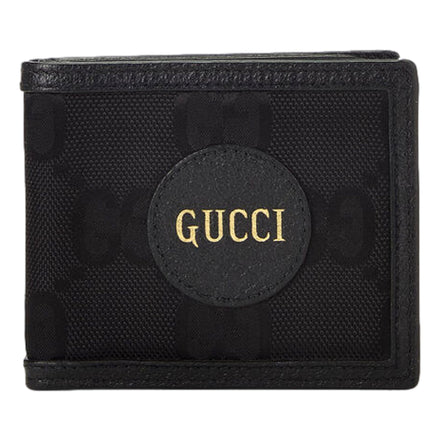 Gucci Off the Grid GG Nylon Black Bifold Wallet available at Queen Bee of Beverly Hills