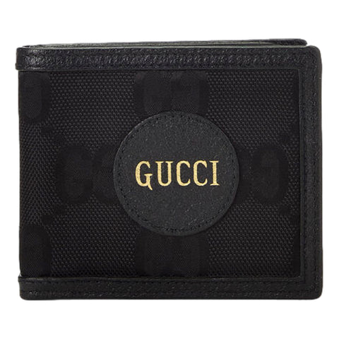 Gucci Off the Grid GG Nylon Black Bifold Wallet available at Queen Bee of Beverly Hills