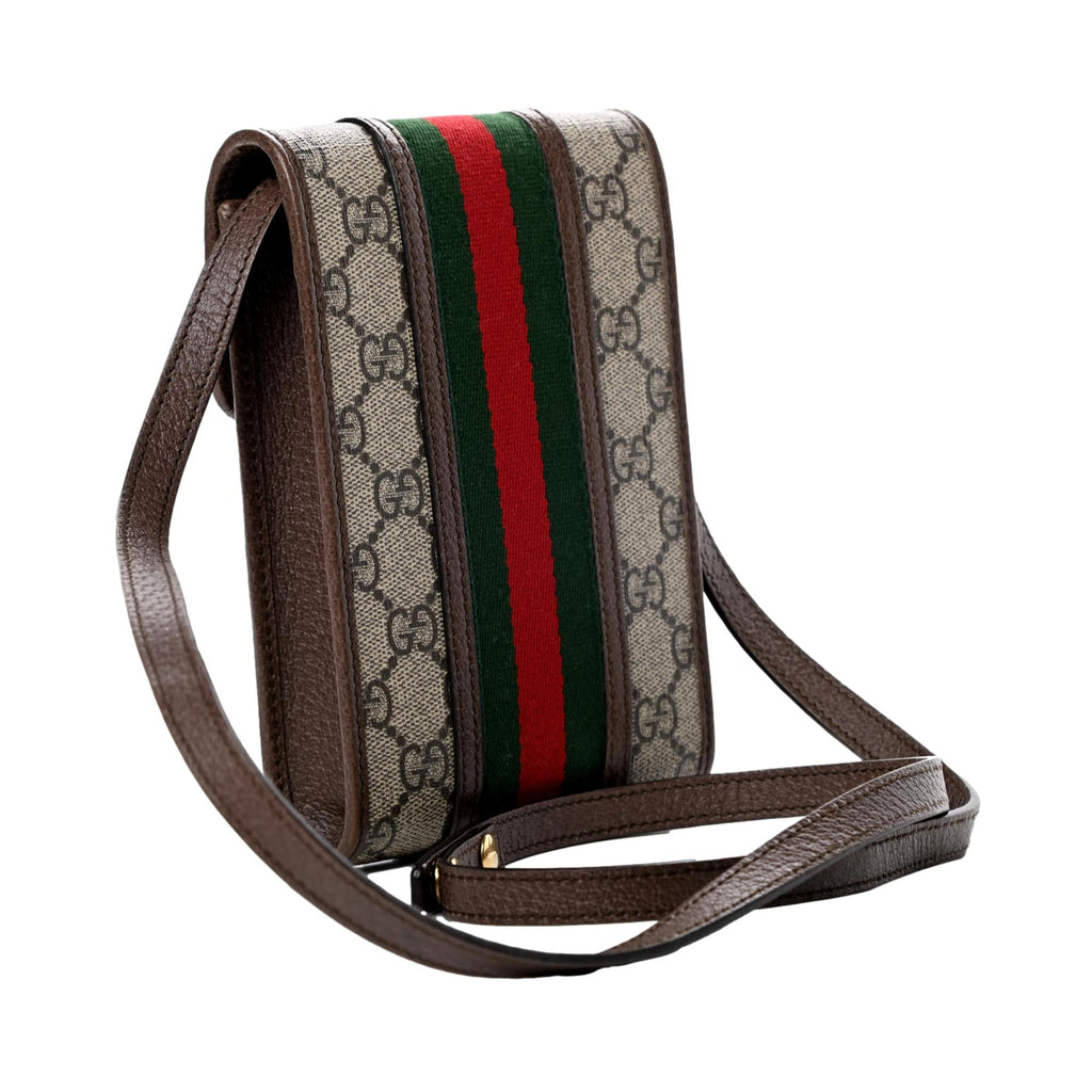 Beige Ophidia GG-canvas mini crossbody bag, Gucci