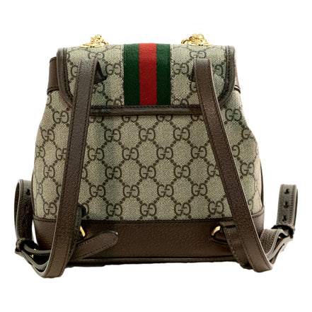 Gucci Ophidia GG Supreme Mini Leather Canvas Backpack