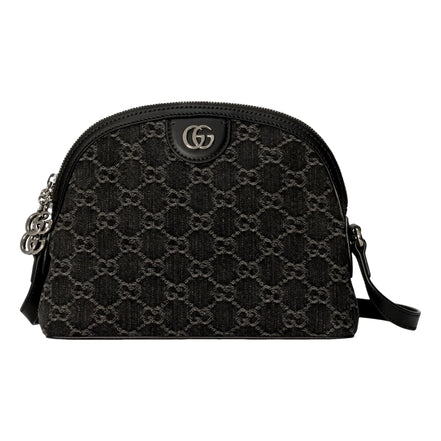 Gucci Ophidia Dome GG Denim Black Shoulder Bag