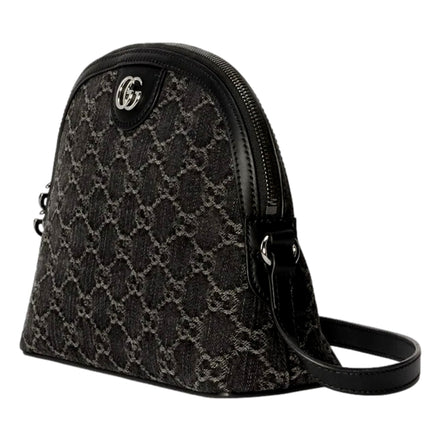 Gucci Ophidia Dome GG Denim Black Shoulder Bag available at Queen Bee of Beverly Hills