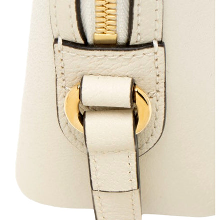 Gucci Ophidia Dome Sherry Leather Web Stripe Cream White Crossbody Handbag available at Queen Bee of Beverly Hills