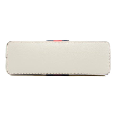 Gucci Ophidia Dome Sherry Leather Web Stripe Cream White Crossbody Handbag available at Queen Bee of Beverly Hills