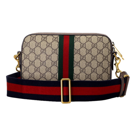 Gucci Ophidia Small Crossbody Bag Iconic Gucci Logo Canvas available at Queen Bee of Beverly Hills