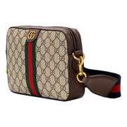 Gucci Ophidia Small Crossbody Bag Iconic Gucci Logo Canvas available at Queen Bee of Beverly Hills