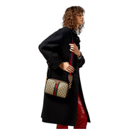 Gucci Ophidia Small Crossbody Bag Iconic Gucci Logo Canvas available at Queen Bee of Beverly Hills