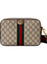 Gucci Ophidia Small Crossbody Bag Iconic Gucci Logo Canvas available at Queen Bee of Beverly Hills