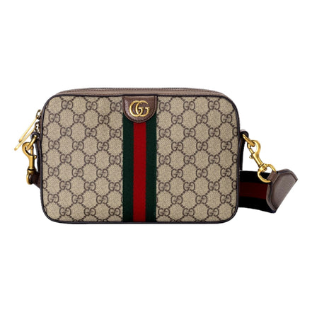 Gucci Ophidia Small Crossbody Bag Iconic Gucci Logo Canvas available at Queen Bee of Beverly Hills