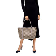 Gucci Original GG Supreme Canvas Joy Tote Large Lavender available at Queen Bee of Beverly Hills