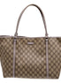 Gucci Original GG Supreme Canvas Joy Tote Large Lavender available at Queen Bee of Beverly Hills