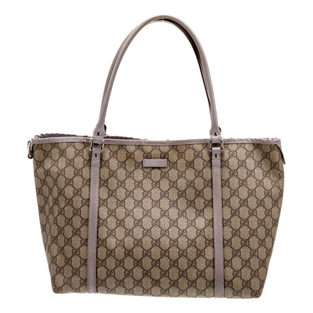 Gucci Original GG Supreme Canvas Joy Tote Large Lavender available at Queen Bee of Beverly Hills