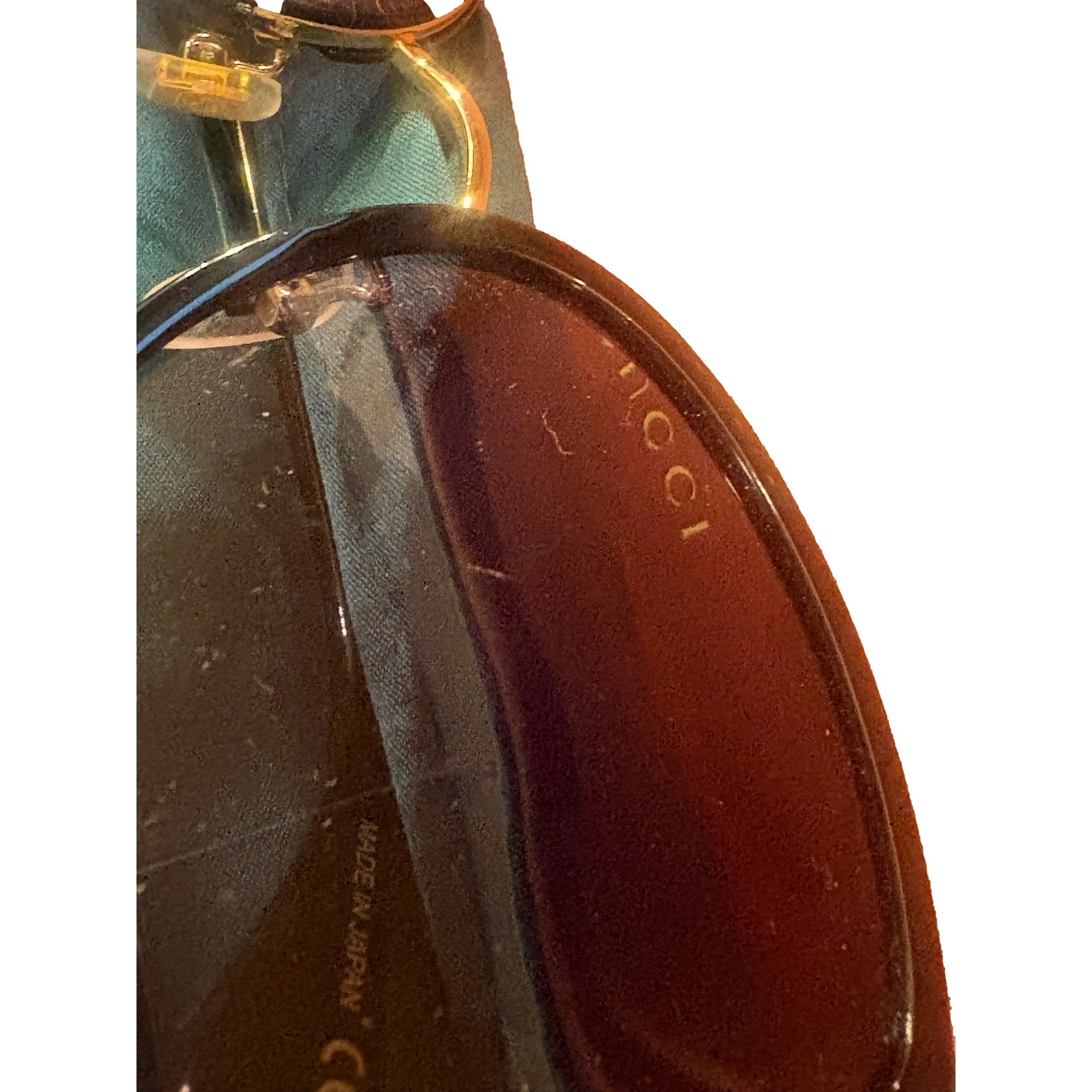 Gucci Oversized Cat Eye Black Gold Sunglasses available at Queen Bee of Beverly Hills