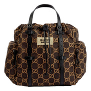 Gucci Ripstop brown beige gg canvas tote bag - available at Queen Bee of Beverly Hills. 
