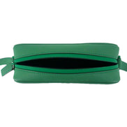 Gucci GG Rubber Effect Green Guccissima Leather Camera Crossbody Bag