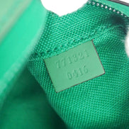 Gucci GG Rubber Effect Green Guccissima Leather Camera Crossbody Bag