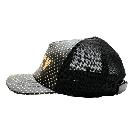 Gucci x Sega Guccy Stars Black Gold Leather Hat