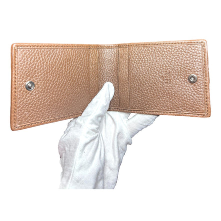 Gucci GG Shadow Brown Canvas AirTag Card Case Wallet - available at Queen Bee of Beverly Hills. 