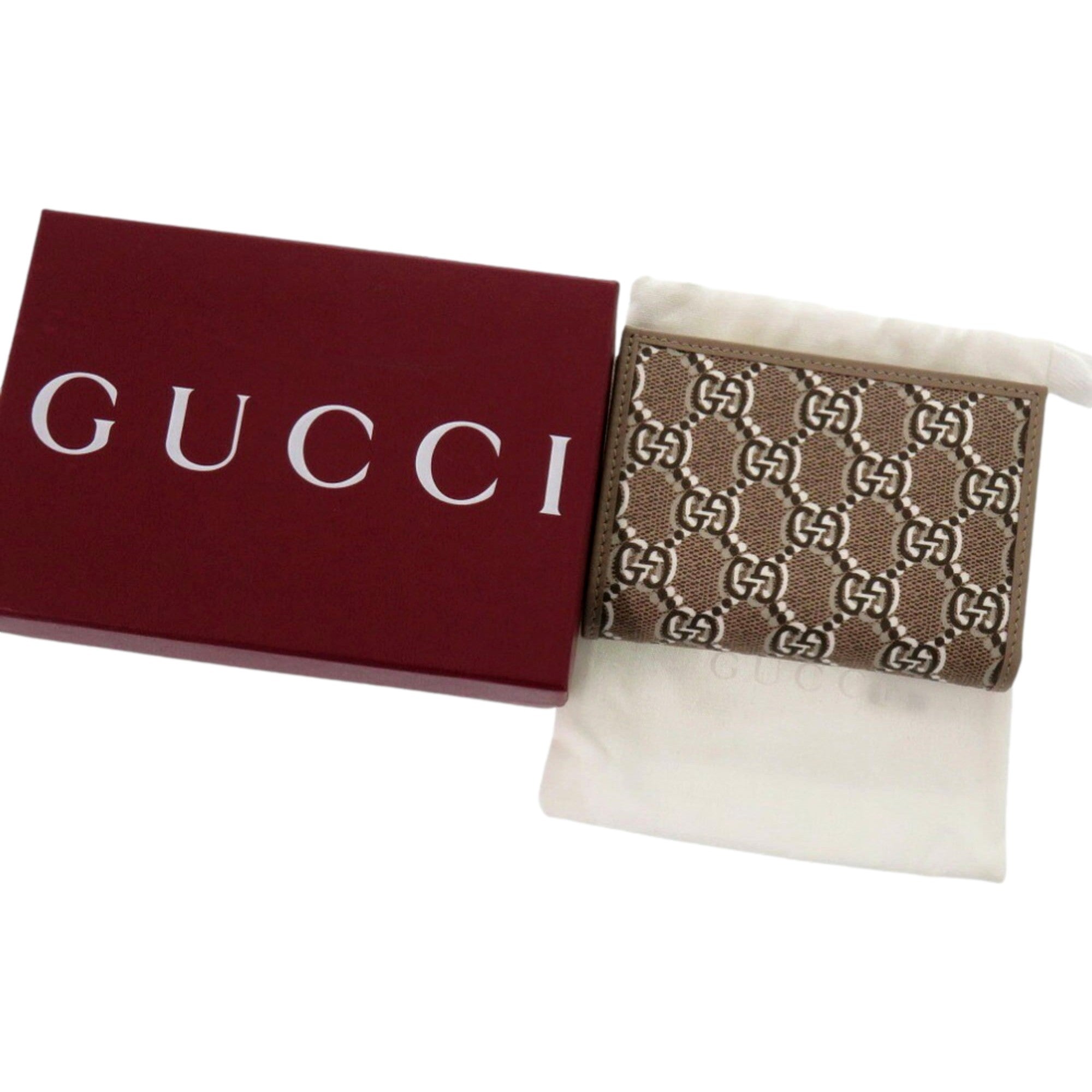Gucci GG Shadow Brown Medium Bifold Wallet - available at Queen Bee of Beverly Hills. 