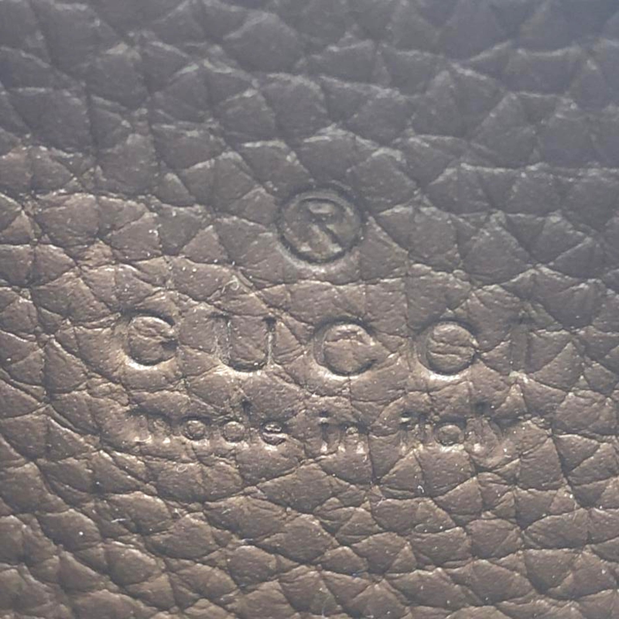 Gucci GG Shadow Brown Canvas Earphone Case Charm - available at Queen Bee of Beverly Hills. 