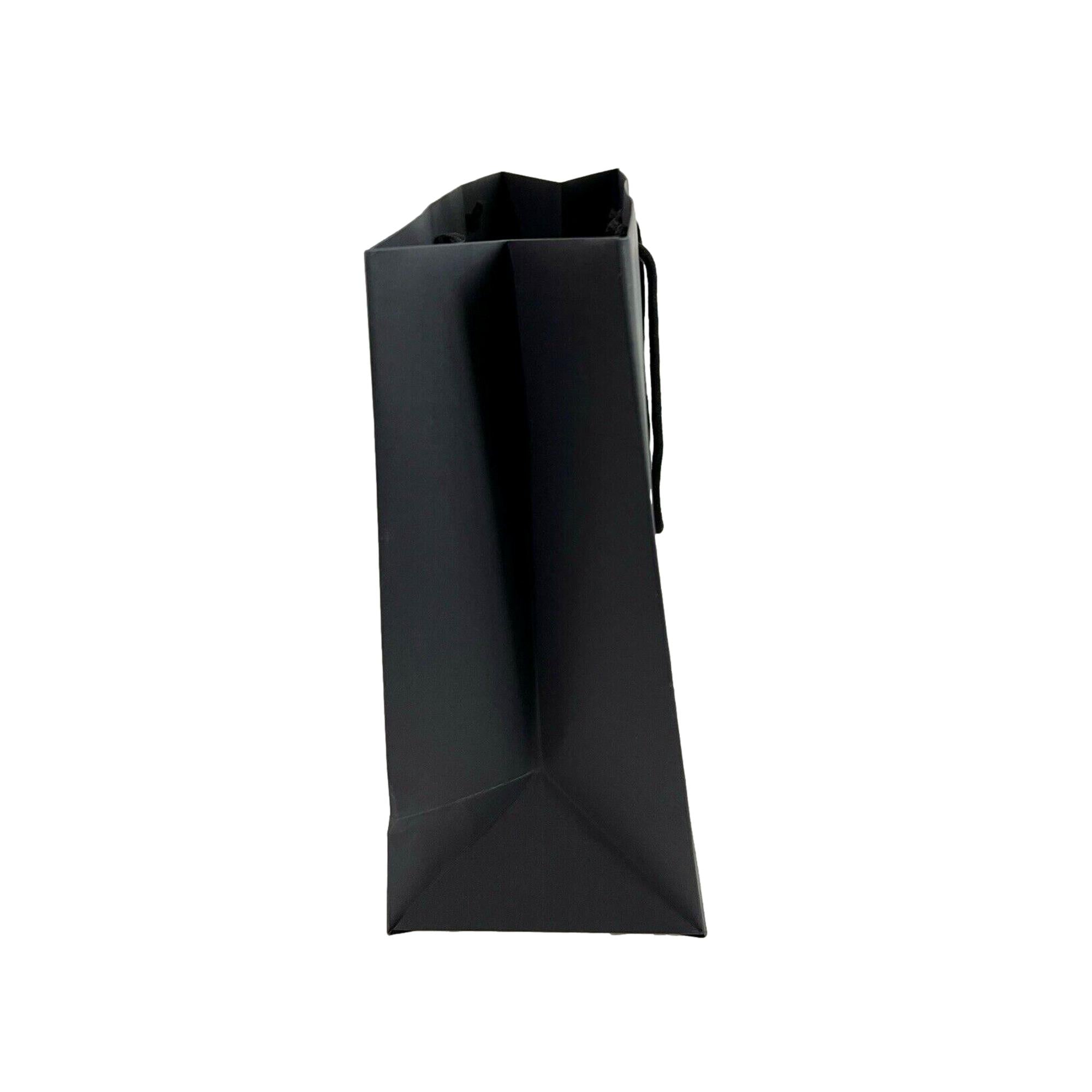 Gucci Shopping Gift Bag Designer Logo Packaging Black Paper Large Size available at Queen Bee of Beverly Hills