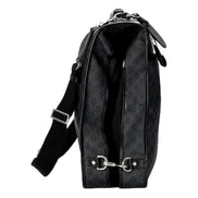 Gucci Supreme Interlocking GG Supreme Black Garment Bag Holdall available at Queen Bee of Beverly Hills