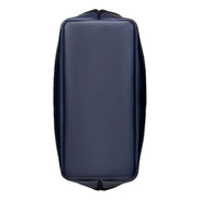 Gucci Made in Italy Large Supreme Canvas Leather Black Navy Tote Bag