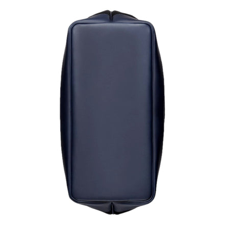 Gucci Made in Italy Large Supreme Canvas Leather Black Navy Tote Bag