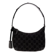 Gucci Womens Horsebit Slim Small Shoulder Bag in Black available at Queen Bee of Beverly Hills