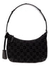 Gucci Womens Horsebit Slim Small Shoulder Bag in Black available at Queen Bee of Beverly Hills
