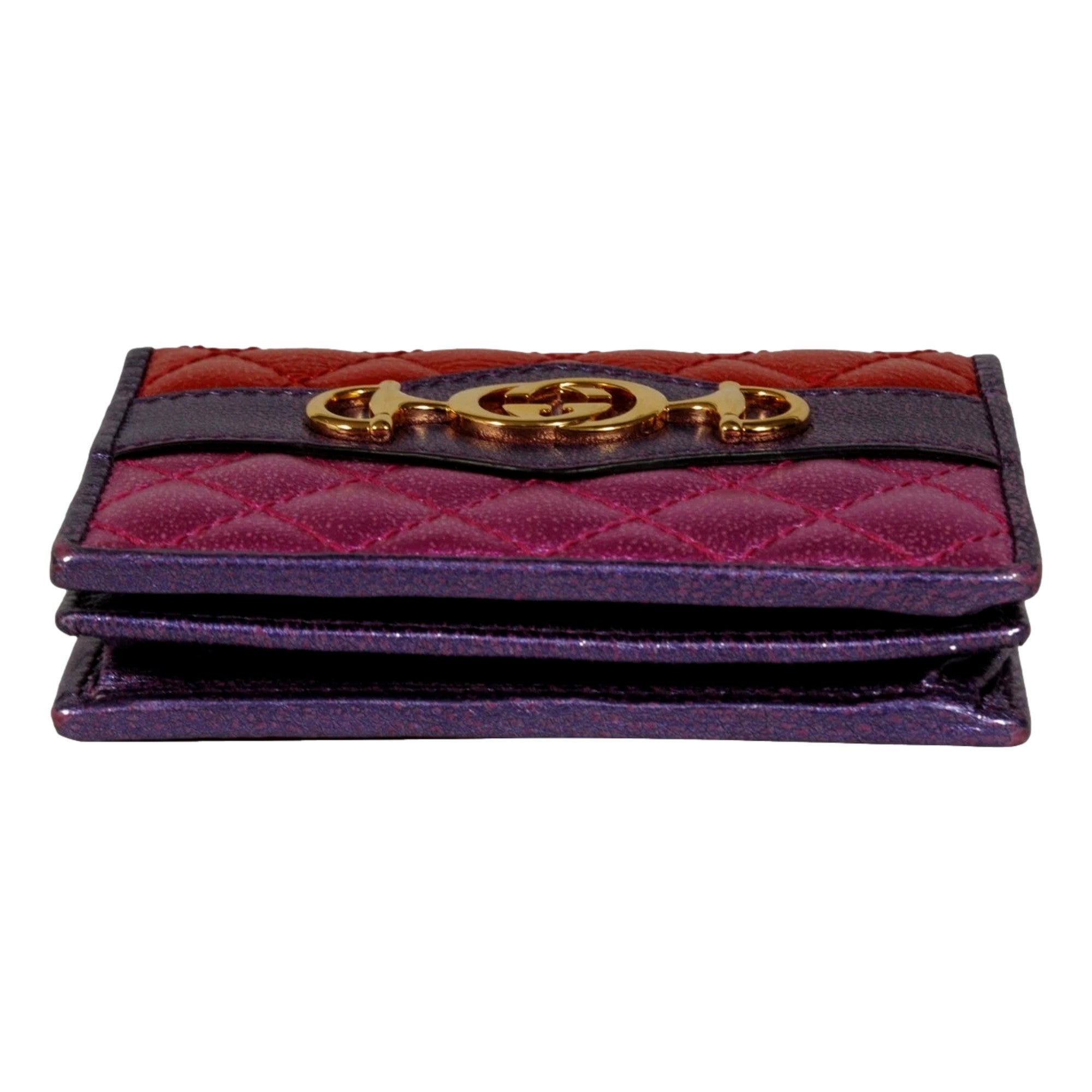 Gucci Zumi Metallic Wallet sold at Queen Bee of Beverly Hills