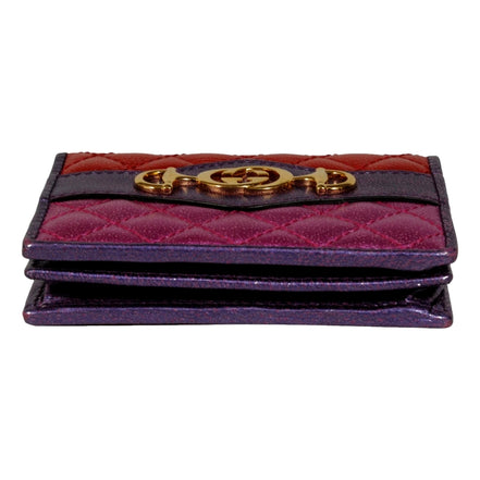 Gucci Zumi Metallic Wallet sold at Queen Bee of Beverly Hills