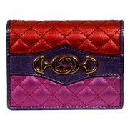 Gucci Zumi Metallic Wallet sold at Queen Bee of Beverly Hills