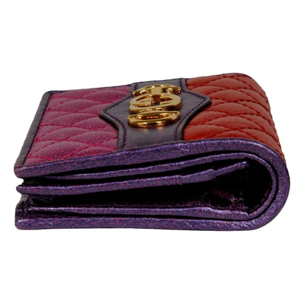 Gucci Zumi Metallic Wallet sold at Queen Bee of Beverly Hills