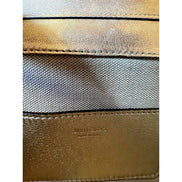 Jimmy Choo Kalina  Crossbody Clutch Bag Crystal Logo Metallic Gold available at Queen Bee of Beverly Hills