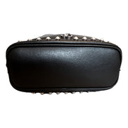Jimmy Choo Marcheline Pearl Small Bucket Crossbody Bag Black available at Queen Bee of Beverly Hills
