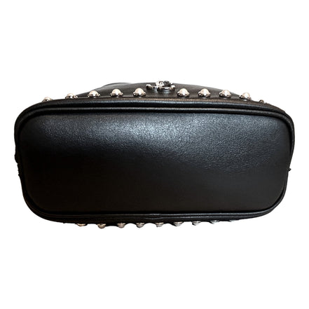 Jimmy Choo Marcheline Pearl Small Bucket Crossbody Bag Black available at Queen Bee of Beverly Hills