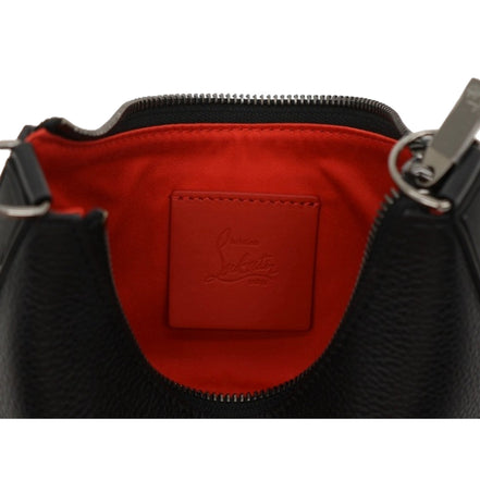 Christian Louboutin Loubila Chain Black Leather Mini Shoulder Bag