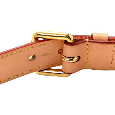 Louis Vuitton Detachable 25mm Vachetta Leather Shoulder Strap Accessory available at Queen Bee of Beverly Hills