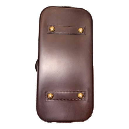 Louis Vuitton Alma PM Damier Ebene Top Handle Handbag available at Queen Bee of Beverly Hills