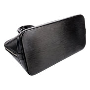Louis Vuitton Alma Womens Handbag Black Epi Leather MM available at Queen Bee of Beverly Hills