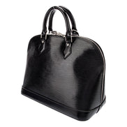 Louis Vuitton Alma Womens Handbag Black Epi Leather MM available at Queen Bee of Beverly Hills