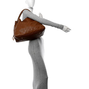 Louis Vuitton Artsy MM Havane Brown Monogram Empreinte available at Queen Bee of Beverly Hills