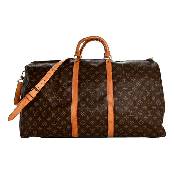 Louis Vuitton Monogram Keepall Bandouliere 60 Duffle Bag sold at Queen Bee of Beverly Hills