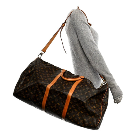 Louis Vuitton Monogram Keepall Bandouliere 60 Duffle Bag sold at Queen Bee of Beverly Hills